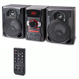 100W Home Stereo CD Player with Bluetooth USB Remote FM Radio Compact System NEW