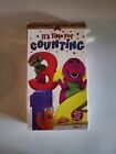 Barney It’s Time For Counting Classic Collection VHS Video Tape BUY 2 GET 1 FREE