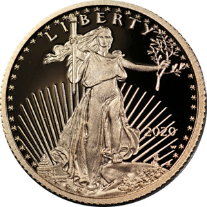 2020-W Gold American Eagle $10 Proof Coin - OGP & COA