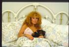 1984 TRACEY E. BREGMAN In Bed w/ Teddy Bear Original 35mm Slide Transparency