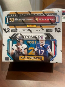 2021 NFL Panini Prizm Hobby box 12 packs