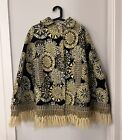 Vintage Avri  Psychedelic Tapestry Poncho Shawl Cape Jacket 60s 70s Hippie Read!