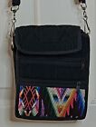 Organizer Pouch/Purse w/ Multiple Pockets, Crossbody, Embroidered from Guatemala