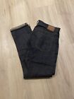 Gap 1969 Kaihara Japanese Selvedge Raw Denim Jeans Slim Fit 34x31 True Dark Wash