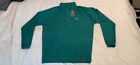 Masters Augusta National Pullover Quarter Zip Green with Front Logo Size Medium