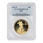 1986-W $50 Gold Eagle PCGS PR69DCAM Deep Cameo American Bullion Proof coin