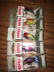 RAPALA X-LIGHT CRANK 03's=LOT of 5 DIFFERENT COLORED FISHING LURES
