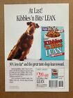 1991 Kibbles 'n Bits Lean Dog Food 