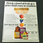 VTG Retro 1983 Juicy Juice All Natural Flavor & Keebler Peanut Butter Ad Coupon