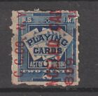 USA Revenue Stamp Fiscal Fiscaux Tax on Playing Cards Naipes General RF 3 -11