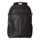 Swiss Tech Unisex Adult Banded Backpack Black, for School/Work