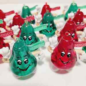 VTG Hershey's Kisses Christmas Light Covers Lot of 16 Seasonal Red & Green Fun!