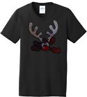 Women's RUDOLPH Reindeer Christmas Ladies Tee Shirt T-Shirt S-4XL Tee Shirt