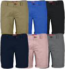 Mens Stretch Shorts Casual Wear Chino Flat Front Slim Fit Half Pants