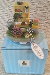 Candle Capper Old Virginia Candle Co Topper Herb Garden Flower In Box New
