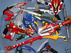 POWER RANGERS PLAY TOY WEAPONS RANGER LOTS TO CHOOSE MULTI LISTING