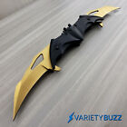 Dual Spring Gold Batman Knife Assisted Folding Blade Pocket Dark Knight Joker
