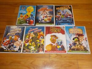 The Muppets/Sesame Street DVD lot Movie/Show/Take Manhattan/Treasure Island/Spac
