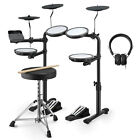 🥁 Donner DED-70 Electronic Drum Set With Quiet Mesh Pads Dual Zone + Throne