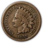 New Listing1859 Indian Head Cent Very Good VG Coin #7336