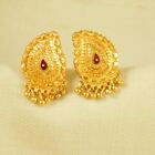 South Indian Gold Plated Earrings Bollywood Women Stud Fashion Ethnic Jewellery