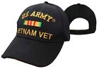 Black Vietnam War Veteran United States Military Vet US Baseball Ball Cap Hat