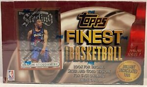 1996/97 TOPPS FINEST NBA BASKETBALL SERIES 1 HOBBY BOX KOBE BRYANT RC NEW