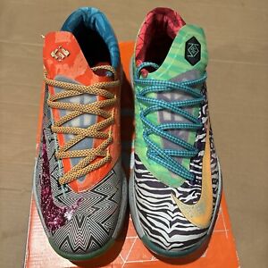 Nike KD 6 What The KD Mens Size 9 Basketball Shoes 669809-500 2014 RARE W/box
