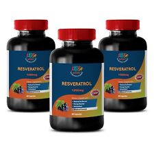Pure Organic Resveratrol - RESVERATROL SUPREME 1200MG - Anti Aging - 3 Bottles