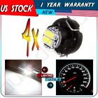 4PCS White T3 Neo Wedge 2SMD LED Bulb Dash A/C Instrument Cluster Lights Lamps
