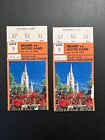 1990 Notre Dame Miami Football Ticket (lot 2) Stubs “Catholics vs Convicts” III