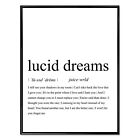 Juice Wrld Poster Lucid Dreams Print Wall Art