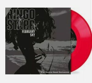 New ListingRingo Starr February Sky RARE Limited SEALED 7” Red Vinyl Record Amoeba Beatles