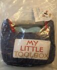simple joys by carters Soft Plush Baby Rattles baby Boy Toys Tool Box *cute!