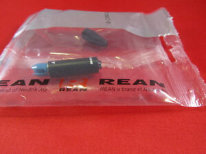 Neutrik Rean RT4FC-B Tiny XLR 4-Pin Female Black & Gold.