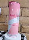 20oz Tumbler W/ Pink Lid Red Bull Pink Glitter Starbucks Stainless Steel Energy