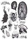 Tatsy Chicano Set, Temporary Tattoo Cover Up Sticker for Men and Women, Body...