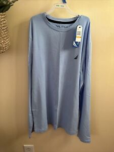 Nautica Men's Small  Active Stretch Performance Long Sleeve T-Shirt NWT