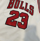 Amazing White Bulls Michael Jordan Rare FinalsJersey 5XL !!  Mens TRUE XXXXXL
