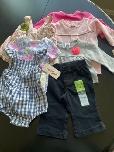 baby girl clothes 0-3 months 7 Items NWT
