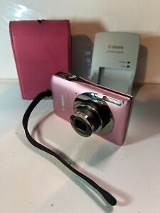 Canon PowerShot SD1300 IS Pink 12.1 Digital Camera Tested Working *USA Seller*