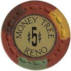 Money Tree Casino Reno Nevada $5 Chip 1969