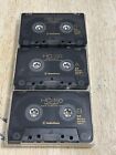 Lot of 3 Used Radio Shack HC-110 High Bias Type II Cassette Tapes Sold As Blank