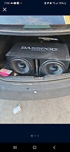 12 inch subwoofers with amp and box