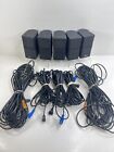Lot- Set Of 5 Speakers & Cables For Bose Lifestyle 35 Home Entertainment System