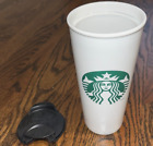 New ListingStarbucks Mermaid Ceramic Travel Coffee Tumbler W/ Lid 16 Fl Oz Siren To Go Mug