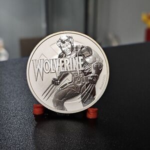 2021 Tuvalu Marvel Comics Wolverine 1 oz .999 Silver Bullion Coin 50,000 Minted