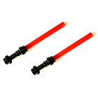 LEGO Star Wars - (2) Sith Warrior Minifigure Trans Red Lightsabers (75025)