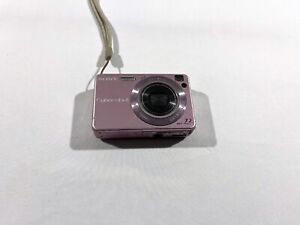 SONY DSC-W120 Digital Camera PINK Cyber-Shot 7.2MP No Charger Battery Parts
