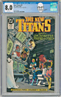 George Perez Collection Copy ~ CGC 8.0 New Titans #59 / Pérez Cover & Art